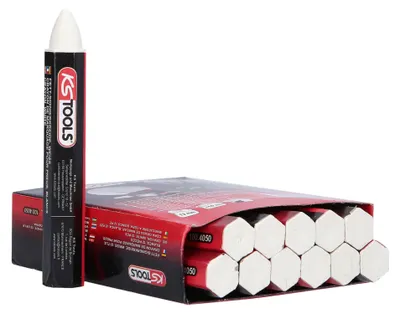 Obrázek produktu pro KS Tools Značkovací křída, bílá, balení 12 ks 12 ks