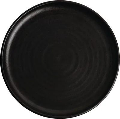 Immagine prodotto di Piatto rotondo Olympia Canvas con bordo sottile, nero, 26,5 cm