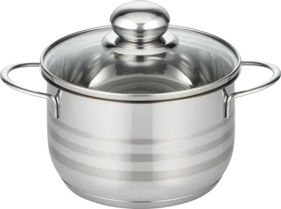 Produktbild von Topf ELO BRILLANT D 14 cm silber Bratentopf Universaltopf Suppentopf