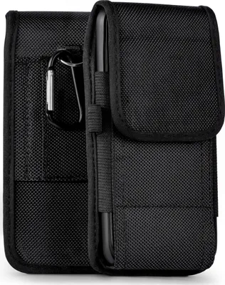 Produktbild von moex® Agility Case kompatibel mit Fairphone 3 / 3 Plus - Handy Gürteltasche, Schwarz