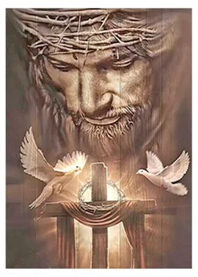Diamond Painting Kreuz Jesus 40x50cm Malen nach Zahlen für Erwachsene