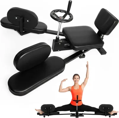 Productafbeelding van Beenstretcher - Beenspreider Trainer - Flexibiliteit Verbeteren - Tot 180 Graden - 150 kg Capaciteit - Zwart