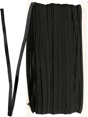Obrázok produktu pre Kreativfirma elastická hrúbka 6 mm čierna, 50 m