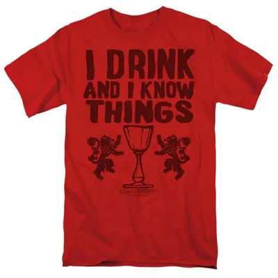Produktbild von Game Of Thrones - T-Shirt für Herren/Damen Uni TV37701 (L) (Rot)