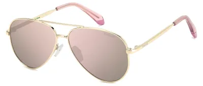 Produktbild von Polaroid Kinder PLD 8073/S Gold pink 55/12/135 TEEN Sonnenbrillen