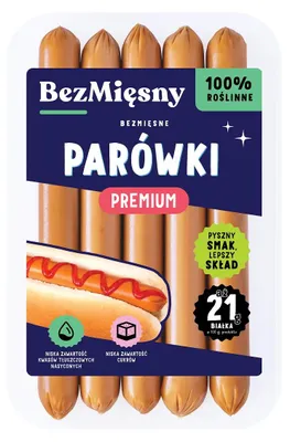 Zdjęcie produktu dla Bezmięsne parówki premium BVT 160 g