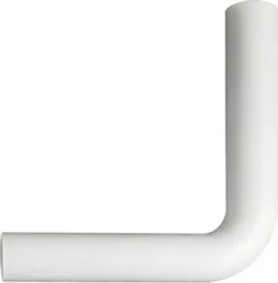 Produktbild von HAAS Nr. 6270 WC Spülrohrbogen Ø 50/44mm, 90°, H 230 x L 230 mm