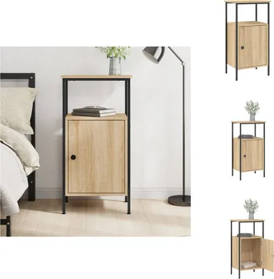 Immagine prodotto di vidaXL Comodino rovere Sonoma 41x31x80 cm materiale legno - Comodini