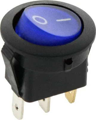 Immagine prodotto di Interruttore 12 V, illuminato - blu