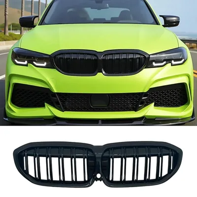 Zdjęcie produktu dla Grill przedni, czarny, do samochodów BMW serii 3 (G20, G21) produkowanych w latach 2019-2022