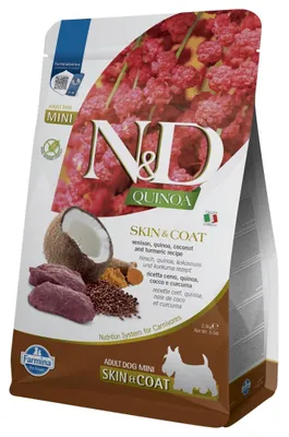 Obrázek produktu pro Farmina Pet Food N&D Quinoa, Dospělý jedinec, Malý (5-10 kilogramů), Zvěřina, 2,5 kg