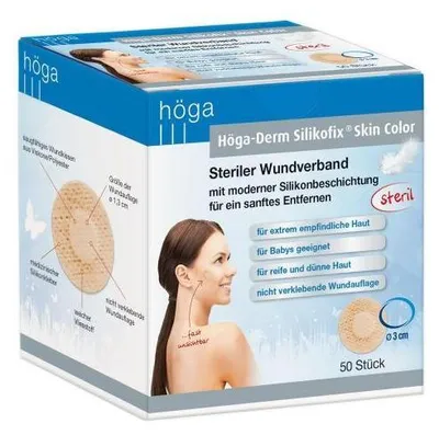 Image de Höga-Derm Silikofix Skin Color Ø3cm 50 pces