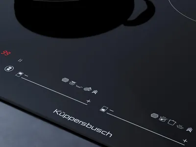 Produktbild von Küppersbusch Induktionskochfeld 80 cm autark rahmenlos Brückenfunktion KI8550.0SR