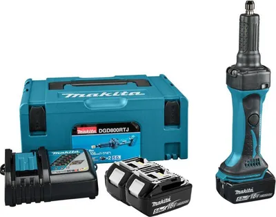 Produktbild von Makita DGD800RTJ, Schwarz, Blau, 25000 RPM, 4,3 cm, 72 dB, 3 dB, 6,5 m/s²