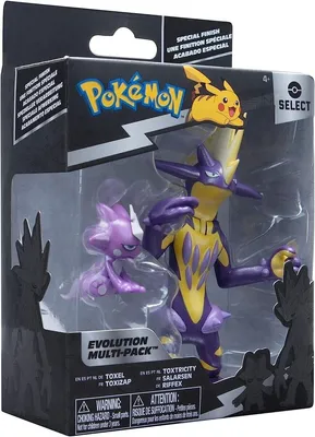 Obrázek produktu pro Akční figurky Pokémon Select 2-pack Evolution Toxel, Riffex