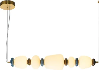 Produktbild von ITALUX Hängeleuchte EVANS LED Gold 96cm 2960lm