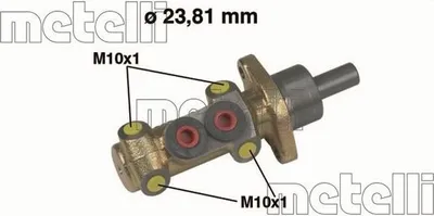 Produktbild von METELLI 05-0418 Bremszylinder Hauptbremszylinder für RENAULT Scénic I (JA0/1, FA0) MEGANE Scenic (JA0/1) MEGANE I Grandtour (KA0/1)