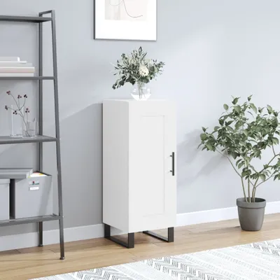 Produktbild von vidaXL Sideboard Weiß 34,5x34x90 cm Holzwerkstoff