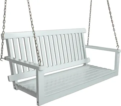 Produktbild von Garden Pleasure Hängebank Augusta aus Holz, Farbe: weiß
