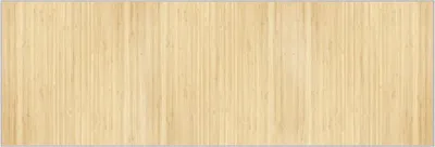 Produktbild von vidaXL Teppich Rechteckig Hell Natur 100x300 cm Bambus