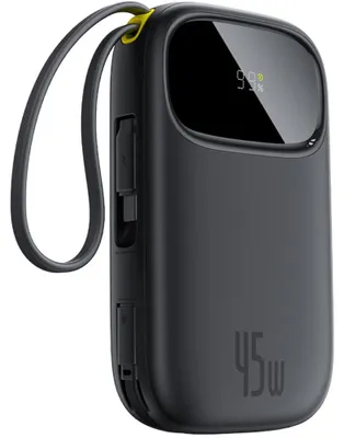 Zdjęcie produktu dla Baseus Powerbank Enerfill Fc31 20000Mah 45W Z Wyświetlaczem Z Kablami Usb-C I Usb-C Czarny