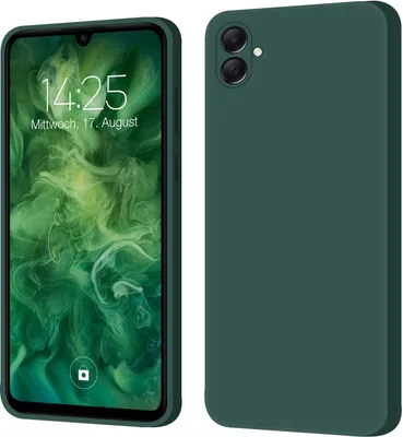 Produktbild von Hülle für Samsung Galaxy A05 Case Cover Bumper Silikon Softgrip Schutzhülle Farbe: Grün