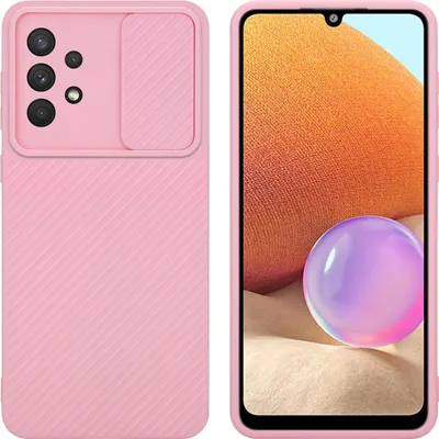 Produktbild von Cadorabo Hülle für Samsung Galaxy A32 4G Schutz Hülle in Rosa Handyhülle TPU Etui Case Cover Kameraschutz