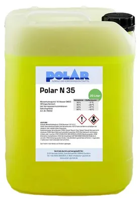 Produktbild von Polar N-MEG Glykol Frostschutzmittel, Monoethylenglykol 35% Gemisch 20 Liter