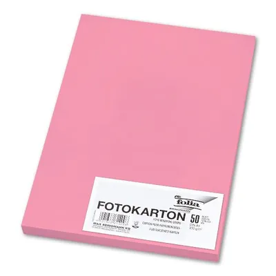 Produktbild von #50xfolia Fotokarton, DIN A4, 300 g/qm, rosa