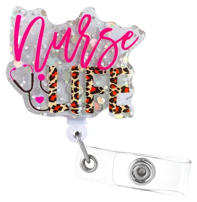 Image de Porte-badge avec cordon rétractable - Accessoire pour infirmiers/infirmières