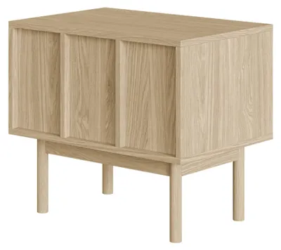 Obrázok produktu pre Selsey Neksto - Nočný stolík so zásuvkou, dubový vzhľad, 58 cm