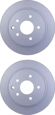 Produktbild von 2 Bremsscheiben voll Ø 68 mm 9 mm HELLA passend für u.a. NISSAN JUKE