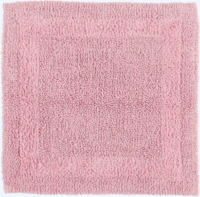Produktbild von HOMESCAPES Duschvorleger rosa 50x50 cm aus 100% Baumwolle