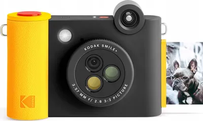 Image de Kodak Smile+ 50,8 x 76,2 mm Noir, Jaune