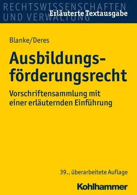 Produktbild von Ausbildungsförderungsrecht