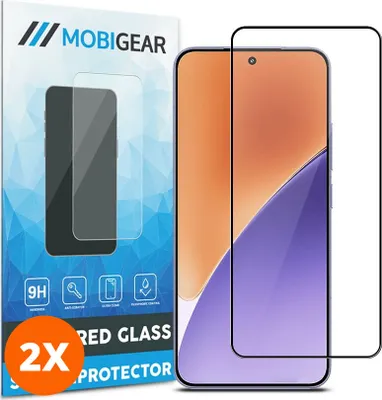 Produktbild von Mobigear Premium 4.99 Xiaomi 15 Panzerglas Gehärtetes Glas Displayschutz - Hüllenfreundlich (2er Pack)