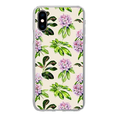 Obrázek produktu pro Kryt na mobilní telefon pro Apple iPhone X/10 Hortenzie - Rostliny - Vzory Silikonové měkké pouzdro
