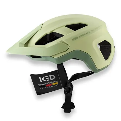 Produktbild von KED Embrace MU-1 Allround Helm Für City Trail Mit Verstellbarem Visier Und Beleuchtung Fahrradhelm Farbe: Olive Matt Größe: 54-58 (M)
