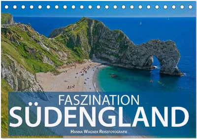 Produktbild von Faszination Südengland (Tischkalender 2025 DIN A5 quer), CALVENDO Monatskalender