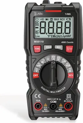 Produktbild von VA LABS MS0110: TrueRMS Digital-Multimeter, 4.000 Counts
