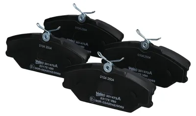 Produktbild von VALEO Bremsbeläge Satz Vorne für RENAULT CLIO II (BB0/1/2, CB0/1/2) 301473A
