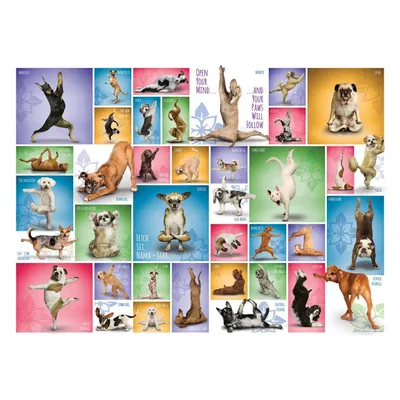 Produktbild von Yoga Dogs. Puzzle 1000 Teile
