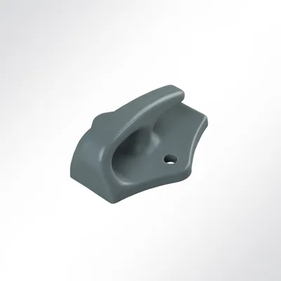 Produktbild von Lysel® Kombihaken Nylon mittel mit Ring, (BxL) 45x55mm in grau (250 Stück)