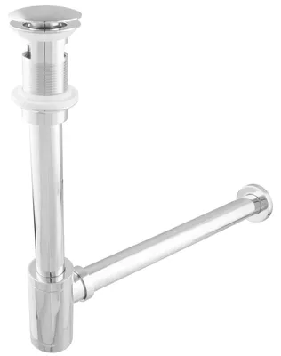 Produktbild von PaulGurkes Siphon mit Popup Excenter für Waschbecken Ablauf Abfluss