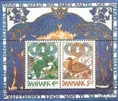 Produktbild von Briefmarken Dänemark 1999 Mi Block11 (kompl.Ausg.) gestempelt Frühlingsboten