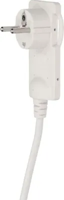 Obrázek produktu pro Extra tenká zástrčka s rukojetí ORNO OR-AE-1312/W, 250 V, kabel 1,5 m, bílá