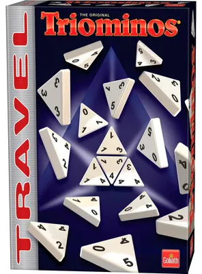 Obrázek produktu pro Goliath Triominos The Original Travel, Stolní hra, Strategie, 6 rok/roky, 20 min, Rodinná hra