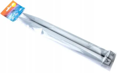 Image de PONY Aiguilles à tricoter droites plastique 35 cm