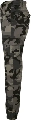 Zdjęcie produktu dla Urban Classics Ladies - Spodnie Cargo z wysokim stanem, ciemne -