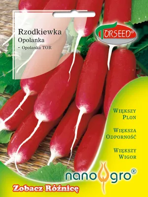 Zdjęcie produktu dla Siew rzodkiewki (pod osłonami i w polu) Opolanka NANO- Torseed